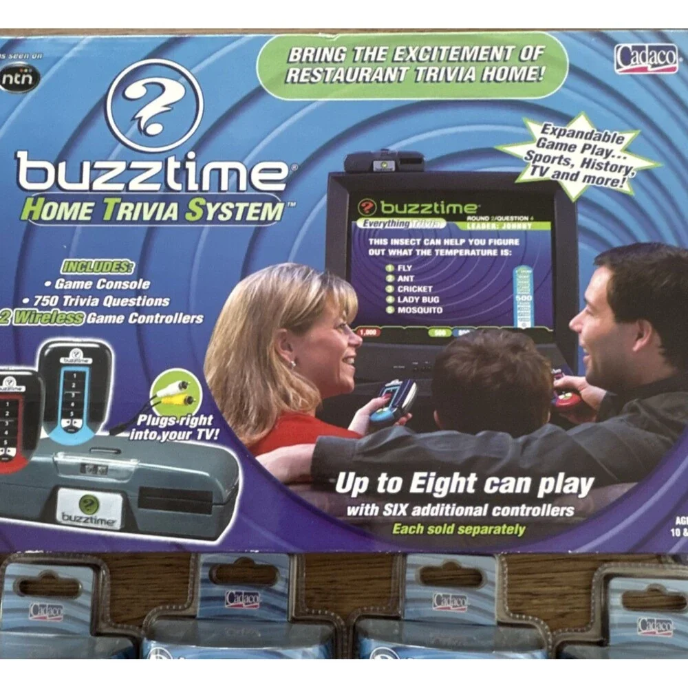 Cadaco Buzztime Home Trivia System with Expansion Packs